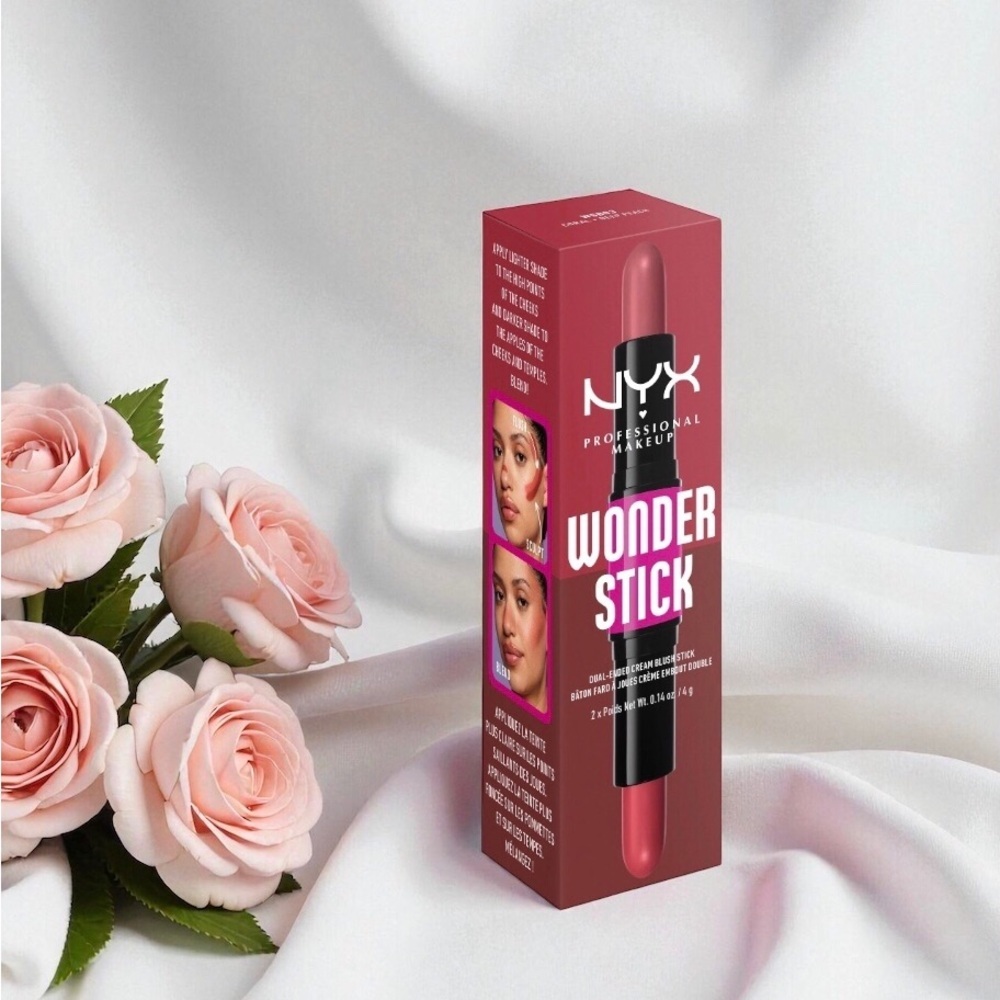 NYX PROFESSIONAL MAKEUP Wonder Stick Blush- Coral/Deep Peach WSB03